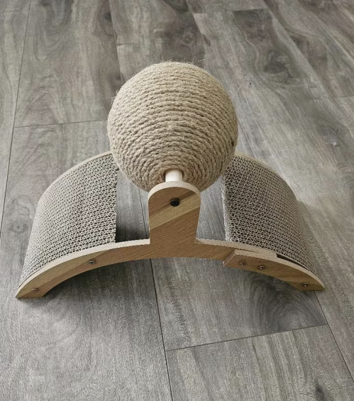 Scratching Ball Toy Cat Claw Grinding Plate
