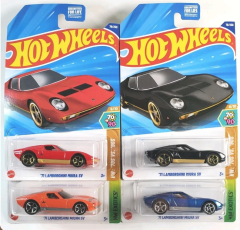 4 Car Lot Hot Wheels Lamborghini Miura SV