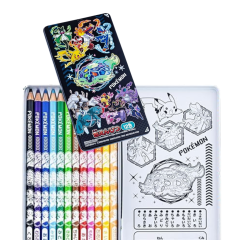 Showa Note Pokémon Colored Pencils 12 Colors – Can Case – Made in Japan