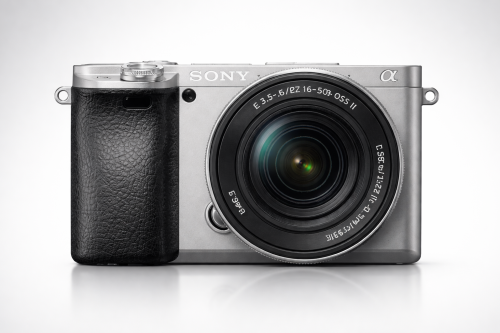 Sony Alpha a6400 Mirrorless Camera with 16–50mm Power Zoom Lens (Silver) – ILCE-6400K