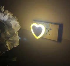 Heart-Shaped LED Night Light