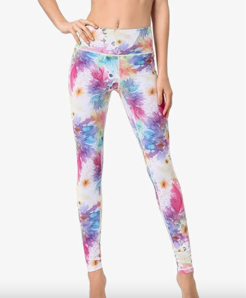 Ashley Women's Yoga Leggings, Moisture-Wicking, Quick-Dry, Stretchy, Long Length