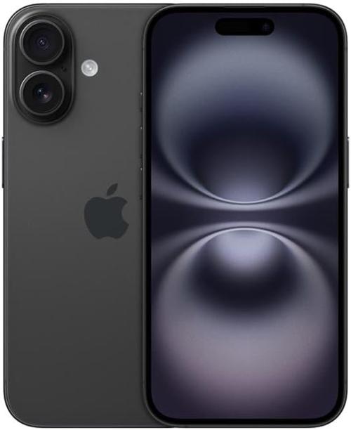 Apple iPhone 16 (US Version) – 128GB – Black – Unlocked (Renewed Premium)