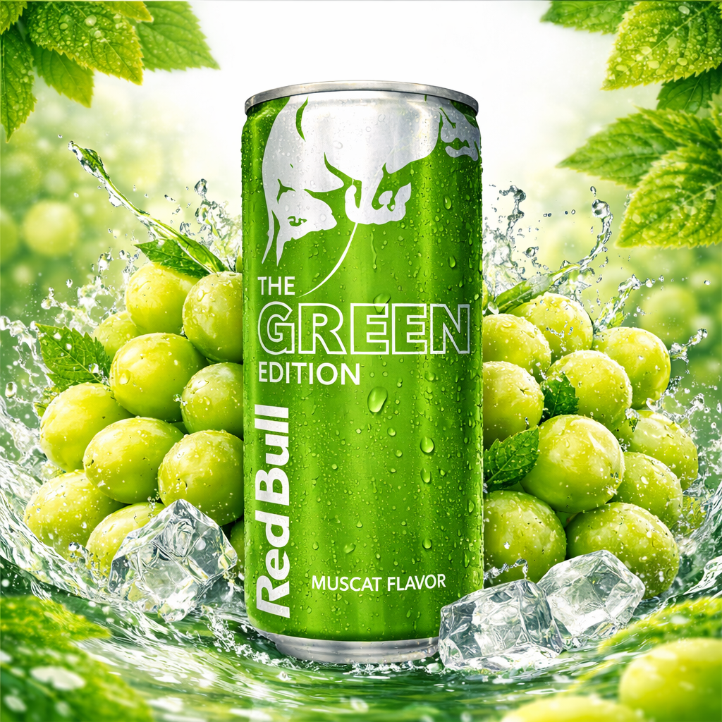 Redbull Green Edition – Fresh Muscat Energy 🍃⚡