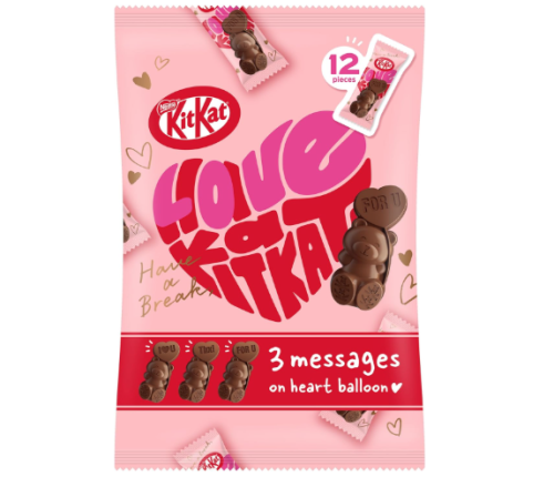 Nestlé Japan Kit Kat Heartful Bear Share Bag – 12 Pieces