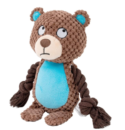 Pet Toy Dog Sound Stuffed Animal Interactive Training Educational Toy for Small Dogs
