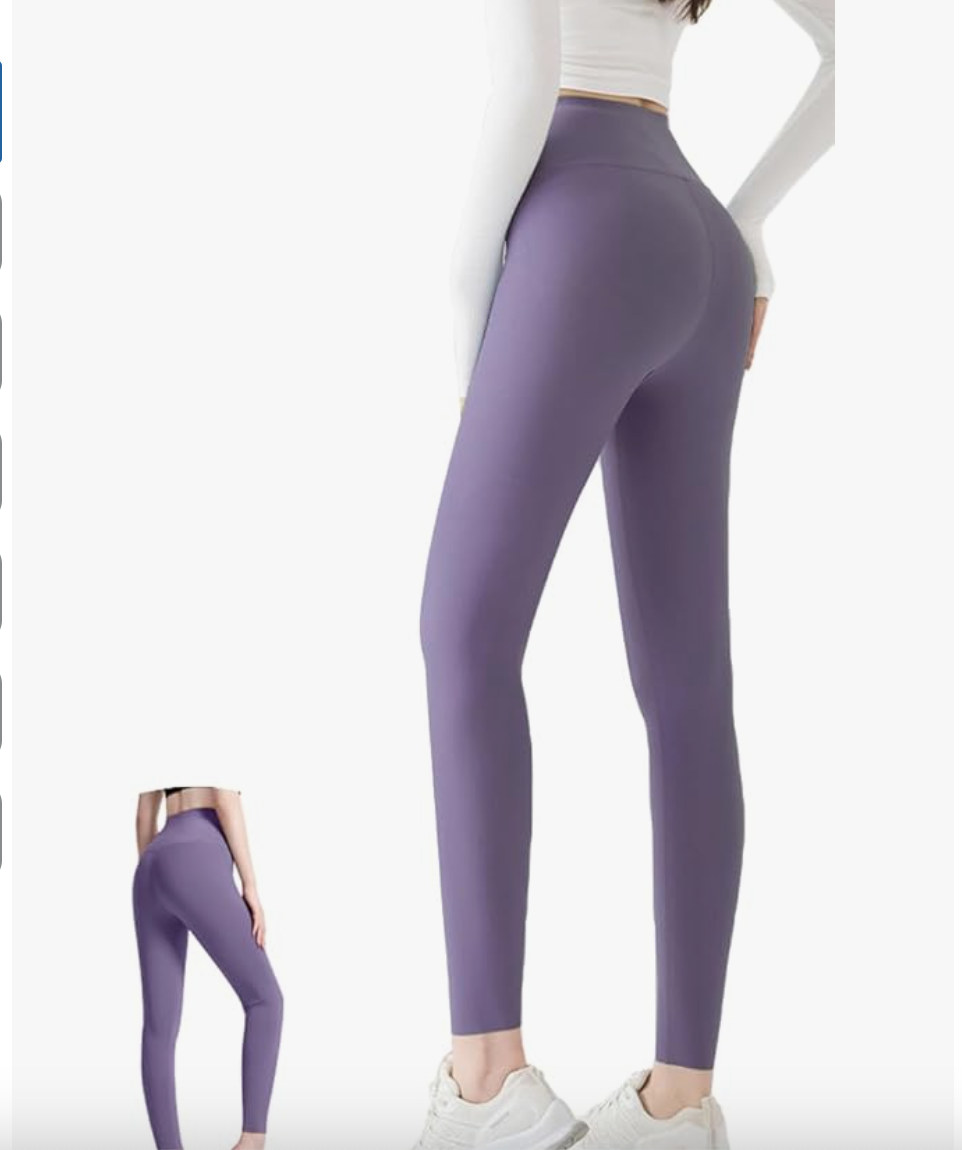 Tophana Women's Yoga Pants, Supervised by a Yoga Instructor, Dark purple S-XL