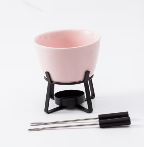 Ceramic Chocolate & Butter Hot Pot