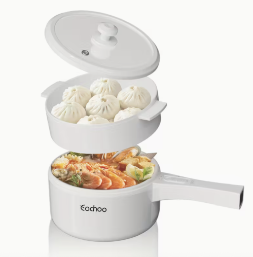 Electric Hot Pot With Steamer