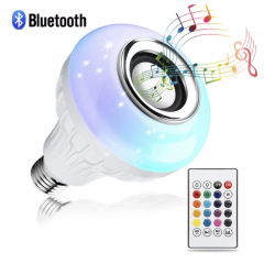 RGB BLUETOOTH SPEAKER BULB x2