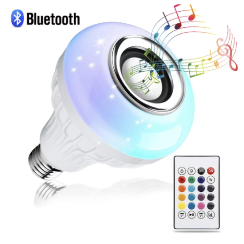 RGB BLUETOOTH SPEAKER BULB x2