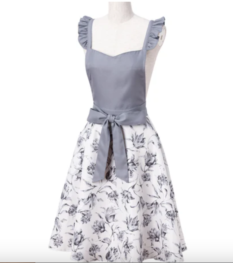 Lilia Full Apron – Gray