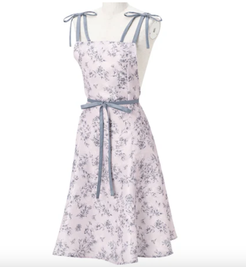 Belle Fleur Full Apron – Pink