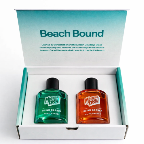 Mountain Dew × Blind Barber “Beach Bound” Baja Blast Body Spray Duo