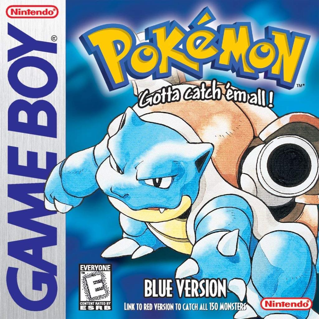 Pokémon Blue Version (Renewed) – Nintendo Game Boy Cartridge, New Save Battery