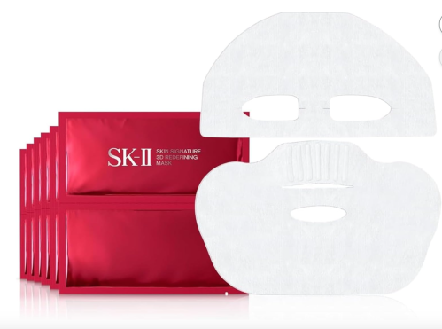 SK-II Face Pack Individually Wrapped Skin Signature 3D Redefining Mask 6 pieces Niacinamide Pitera Formulated