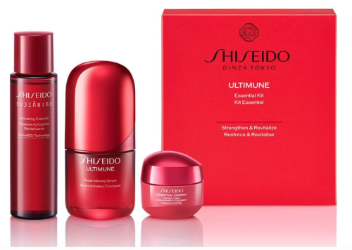 SHISEIDO Ginza Tokyo Ultimune Essential Kit　Serum 30mL / Lotion 70mL / Cream 30g