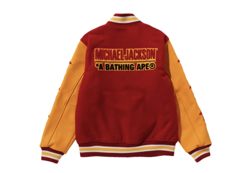 BAPE x Michael Jackson Varsity Jacket