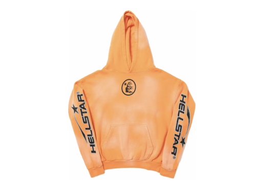 Hellstar Fire Orange Hoodie
