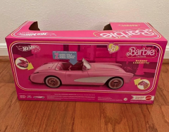 Barbie The Movie Hot Wheels RC Corvette Remote Control Car 2023 Mattel