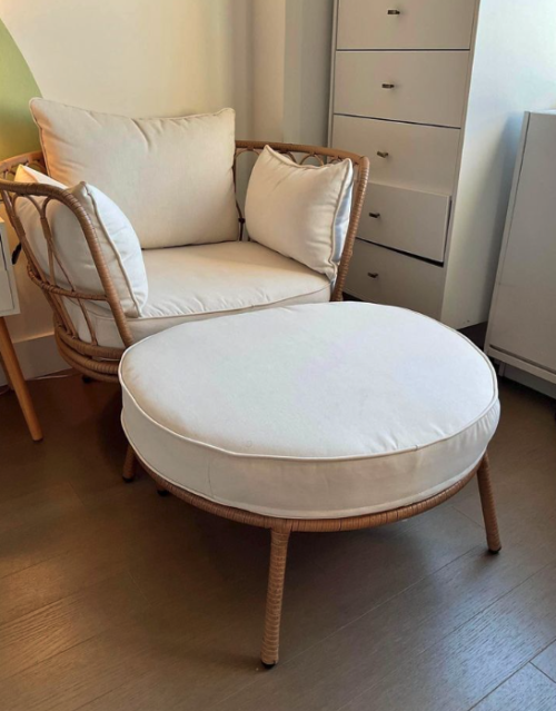 Chair & Ottoman