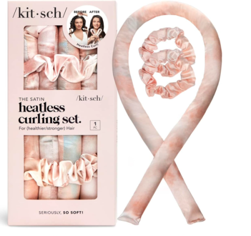 Kitsch Satin Heatless Curling Set