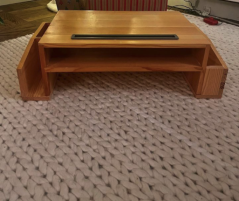 2-Tier Bamboo Monitor Stand