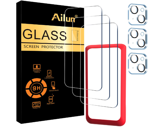 Ailun 3 Pack Screen Protector for iPhone 15 [6.1 inch]