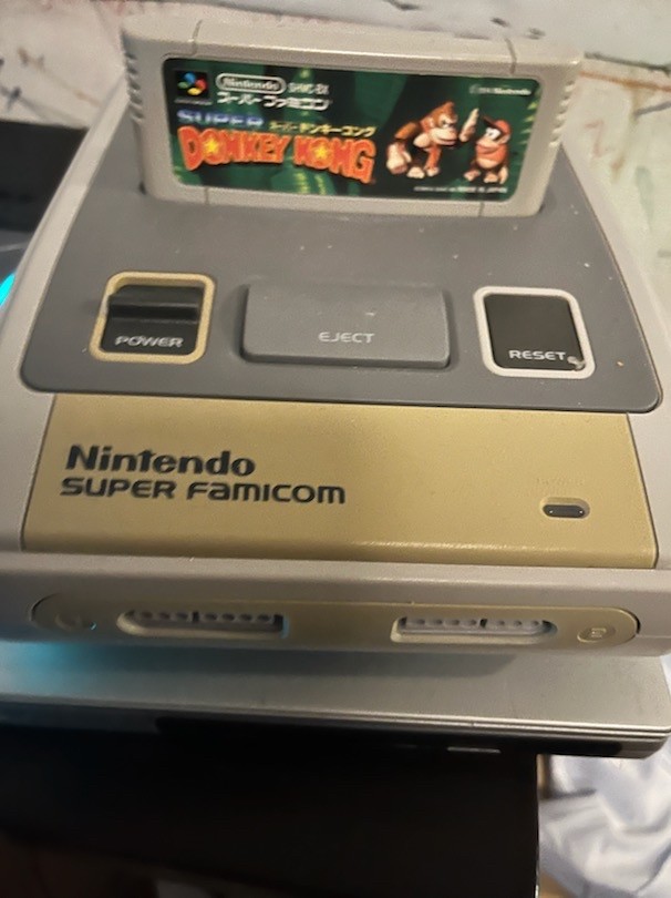 スーパーファミコン ドンキーコンクソフト付き