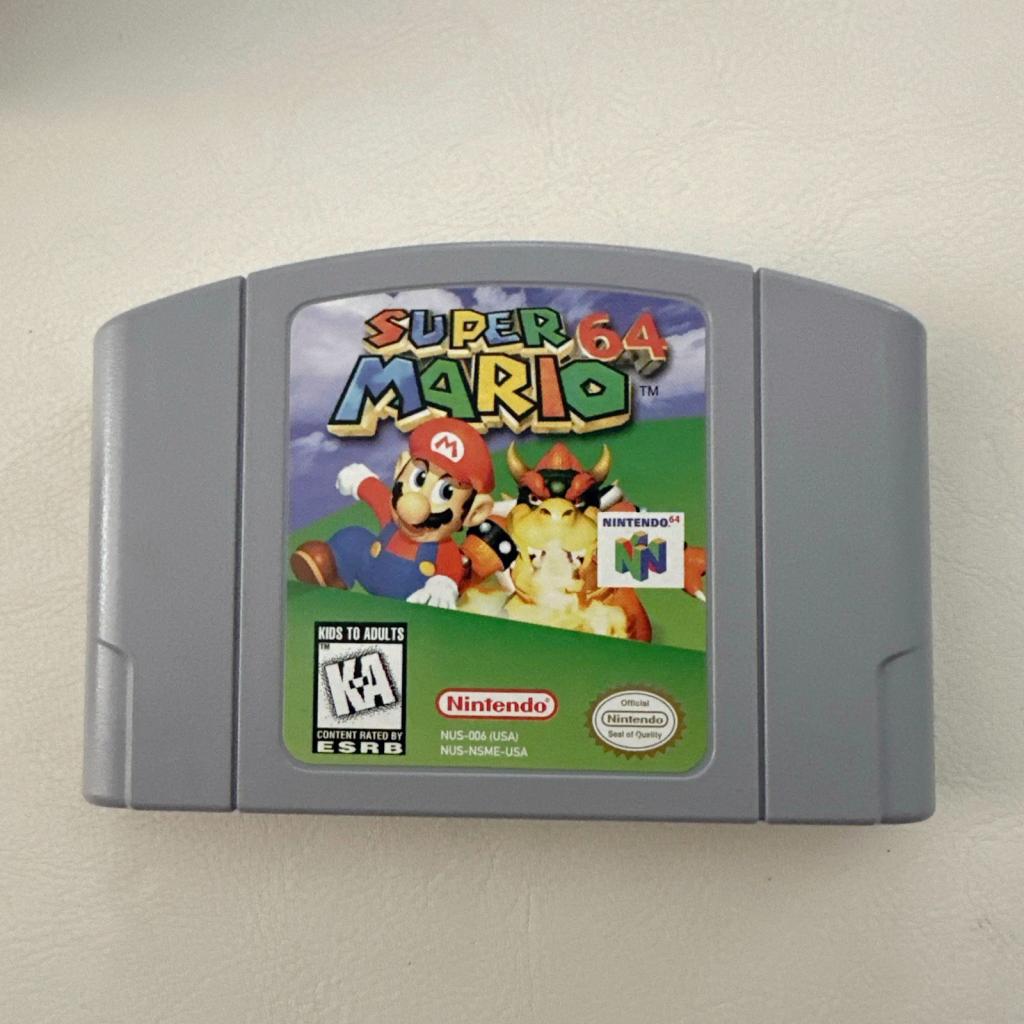 Super Mario 64 Games For Nintendo N64 US Version USA Shipping Collector's item