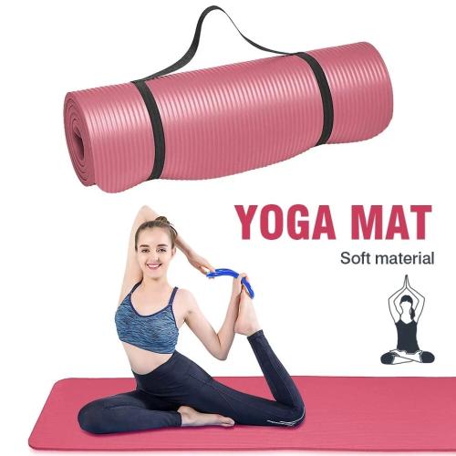 Extra Thick 4mm Exercise Yoga Pilates Mat Gym Fitness