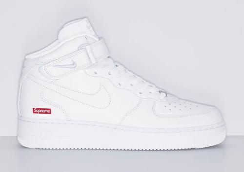 Supreme Nike Air Force 1 Mid SP White FZ8784 100