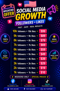Real and organic followers