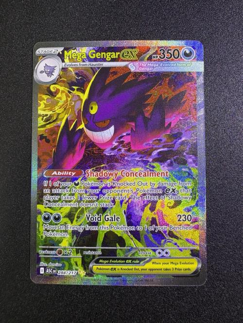Mega Gengar ex 284/217 SIR Special Illustration Rare Ascended Heroes NM