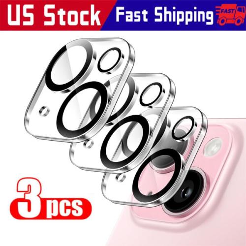 Camera Lens Protector For iPhone 16 15 14 13 12 11 Pro Max Tempered Glass LOT