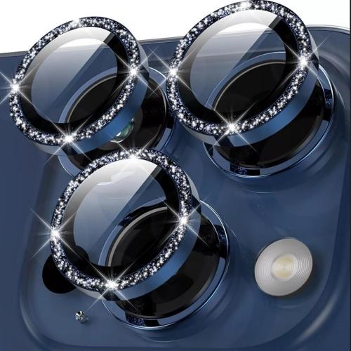 Glitter Bling Metal Ring Camera Lens Protector For iPhone 17 16 15 14 13 Pro Max