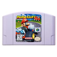 Retro Mario Kart 64 N64 Game Cartridge - NTSC Classic Fun