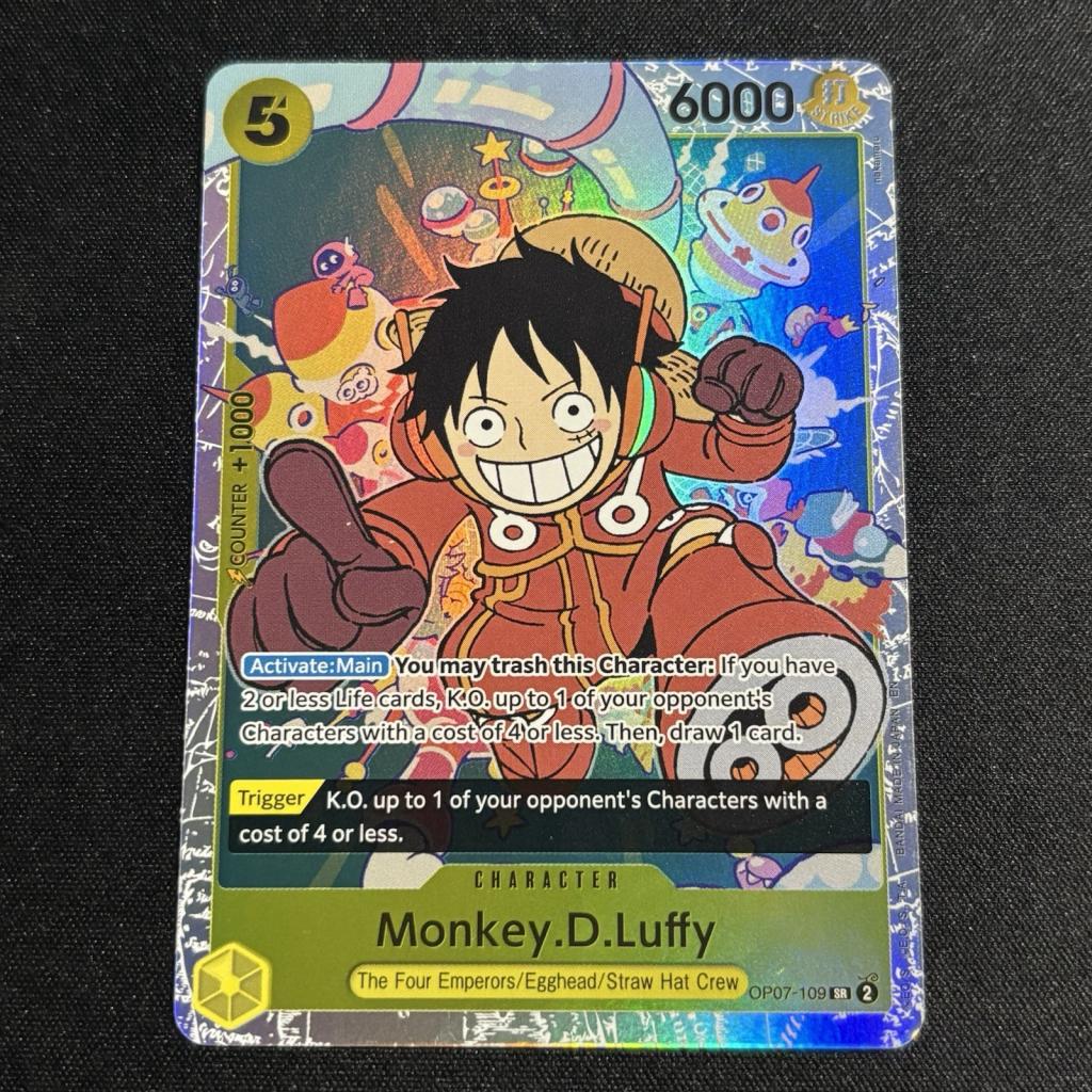 Monkey.D.Luffy OP07-109 - One Piece TCG - SR Super Rare NM English Foil