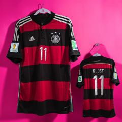 GERMANY Away 2014 - FIFA World Cup Brazil - Soccer - KLOSE # 11 - M (RunSmall)