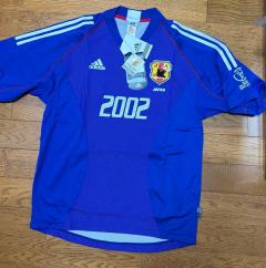 adidas Japan 2002 FIFA World Cup Memorial Soccer Jersey Blue Tags