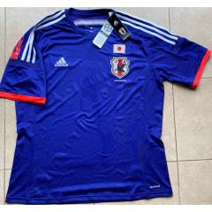 NEW Japan JFA 2014 Brazil ADIDAS ClimaCool World Cup jersey XL blue FIFA vtg
