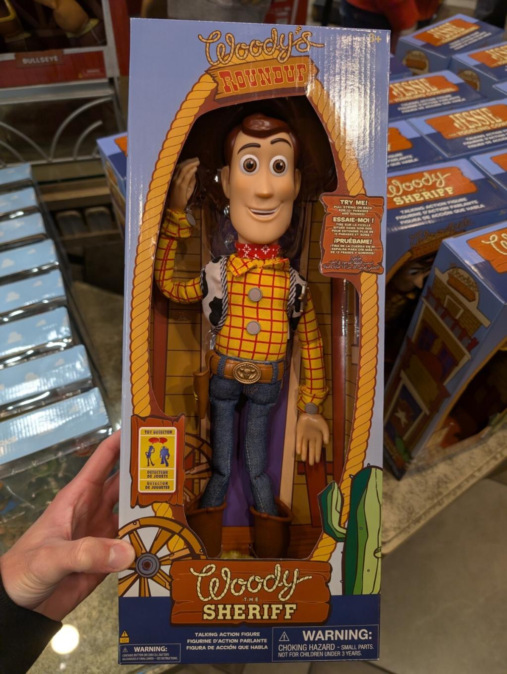 NEW💥Disney Parks WDW Pixar Toy Story Sheriff Woody Doll Talking Action Figure