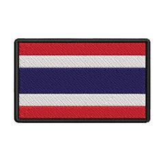 Thailand Flag Patch Embroidered Iron-on Badge DIY Applique