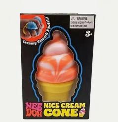 NeeDoh NICE CREAM CONE Ice Cream Squishy Toy 2026 NEE DOH Stress Ball
