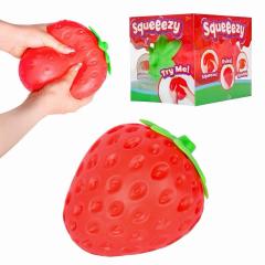 Sunny Days Jumbo Squeezy Strawberry Squishy Toy Stress Relief Sensory Fun