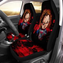 Chucky Car Seat Covers (Set of 2), Horror Movie Car Accessories, Scary Car Decor