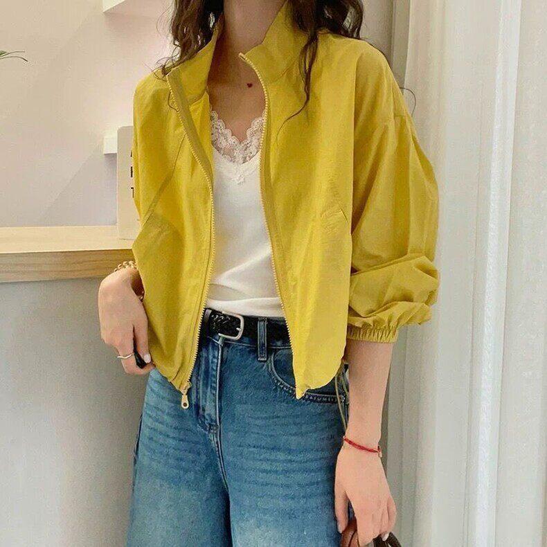 Stylish UV Protective Short Lightwei Ght Breathable And Relaxed Fit Sun Protection Jacket