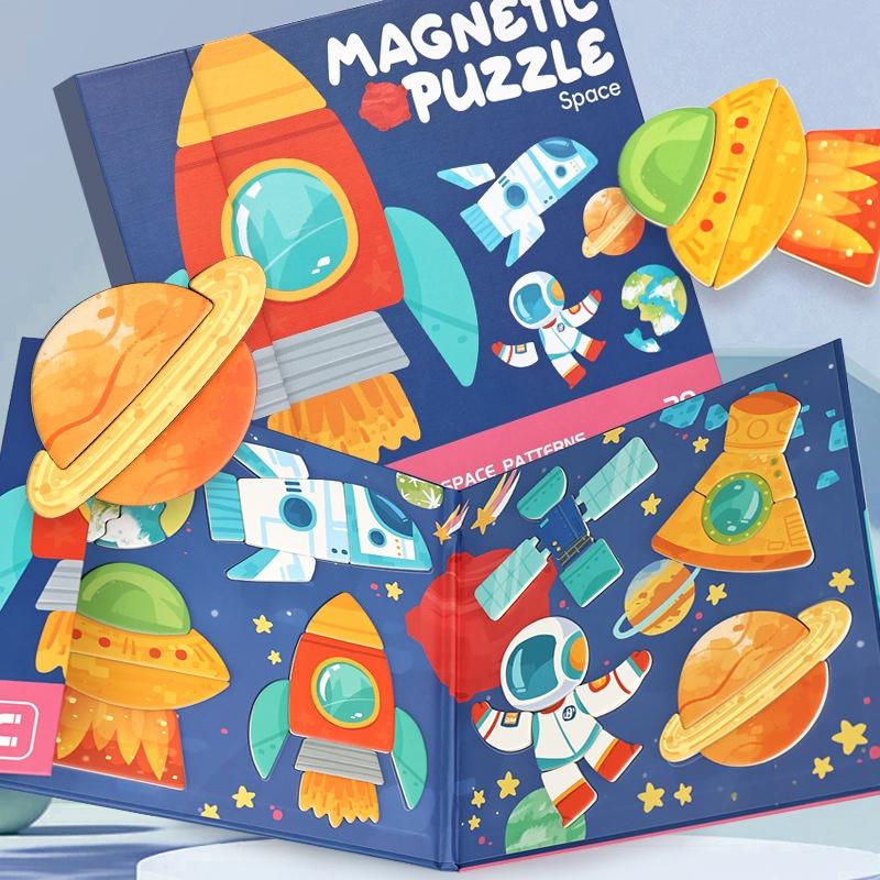 Childrens 8-in-1 Magnetic Refrigerator Sticker Toy