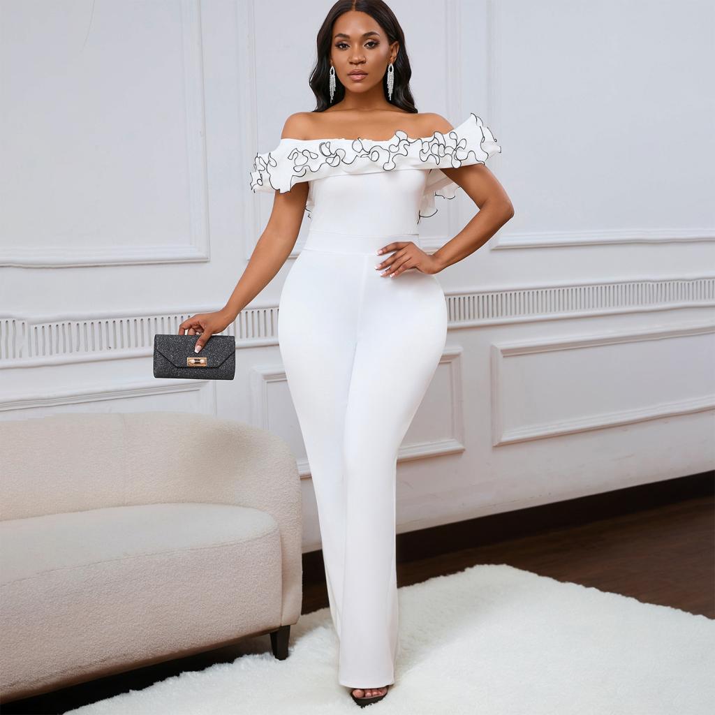 D523 Women's Sexy Tight Jumpsuit