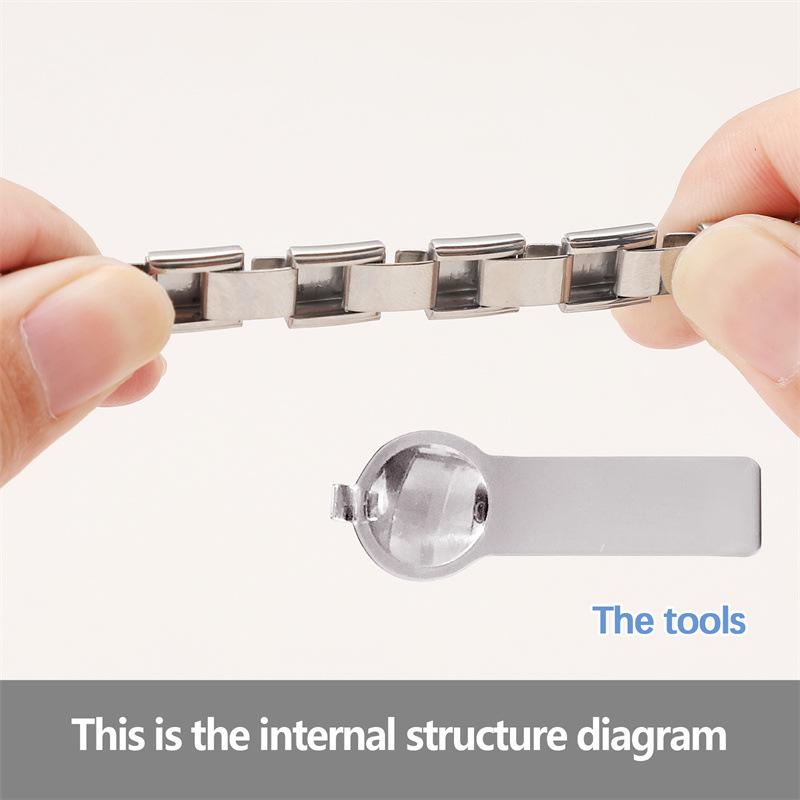 Stainless Steel DIY Steel-Base Spliced Elastic Bracelet